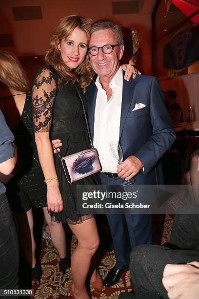 Mareile Hoeppner and Jan Hofer during the Bild 'Place to B' Party at Borchardt during the 66th Berlinale International Film Festival Berlin on...