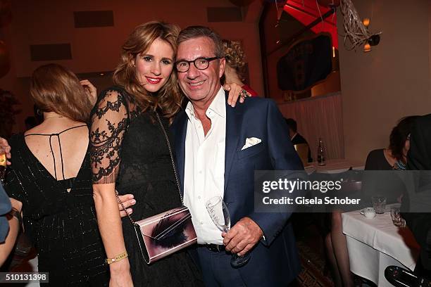 Mareile Hoeppner and Jan Hofer during the Bild 'Place to B' Party at Borchardt during the 66th Berlinale International Film Festival Berlin on...