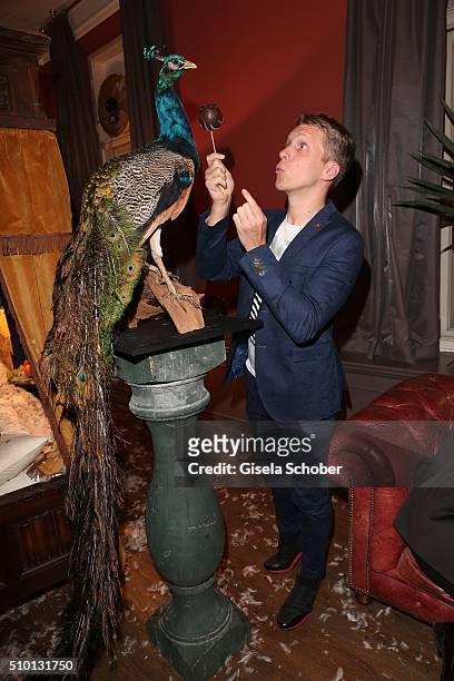 Oliver Pocher during the Bild 'Place to B' Party at Borchardt during the 66th Berlinale International Film Festival Berlin on February 13, 2016 in...