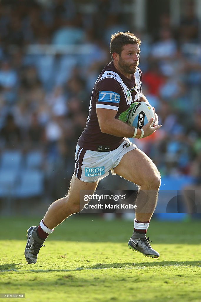 NRL Trial - Cronulla v Manly