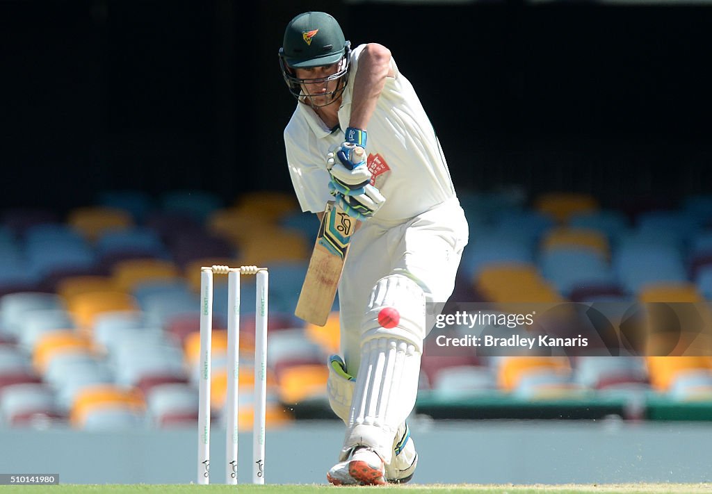 QLD v TAS - Sheffield Shield: Day 1