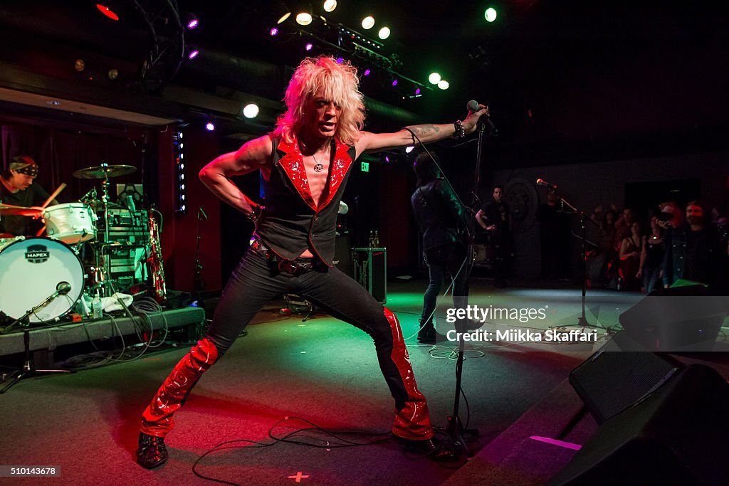 Michael Monroe Performs At Rockbar Theater