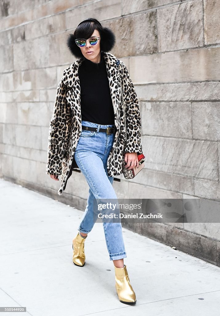 Street Style - Day 3 - New York Fashion Week: Women's Fall/Winter 2016