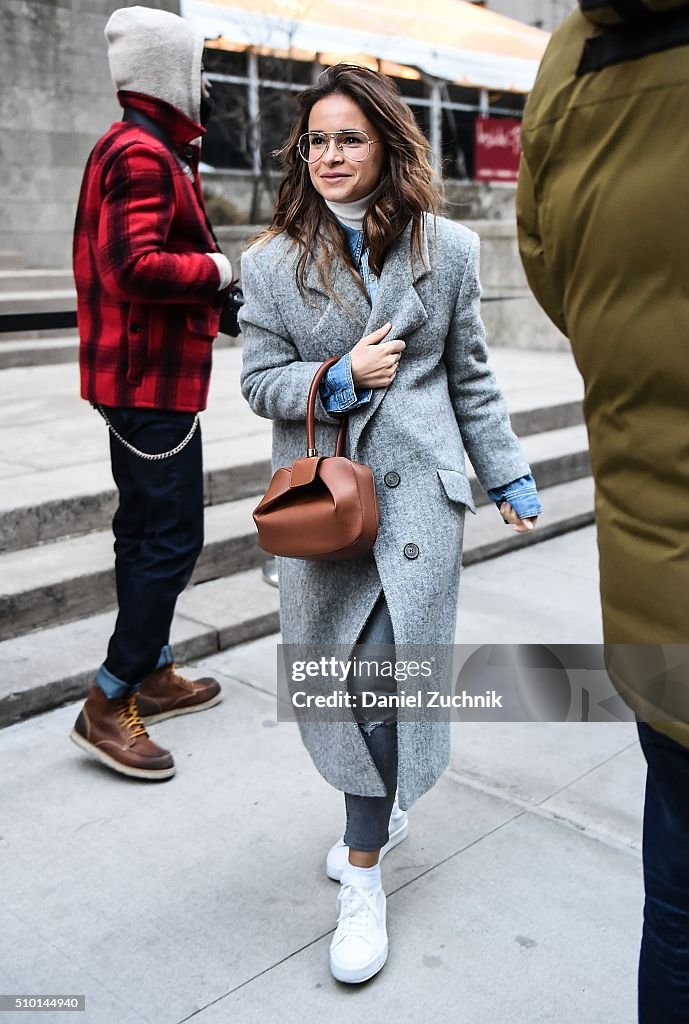 Street Style - Day 3 - New York Fashion Week: Women's Fall/Winter 2016