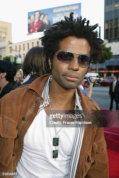 Musician Eric Benet arrives at the World Premiere of "LA Twister" on June 30, 2004 at the Grauman's Chinese Theatre, in Hollywood, California.