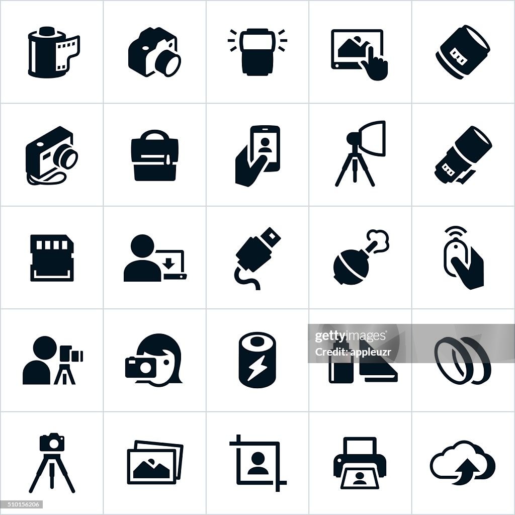 Photography and Camera Icons