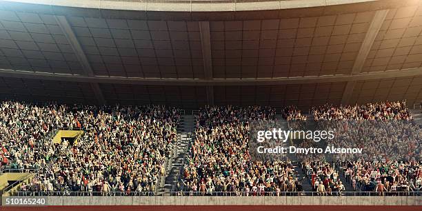 estadio olímpico - audience fotografías e imágenes de stock