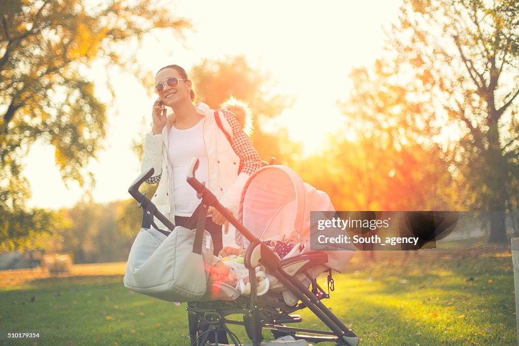 Busy babysitter