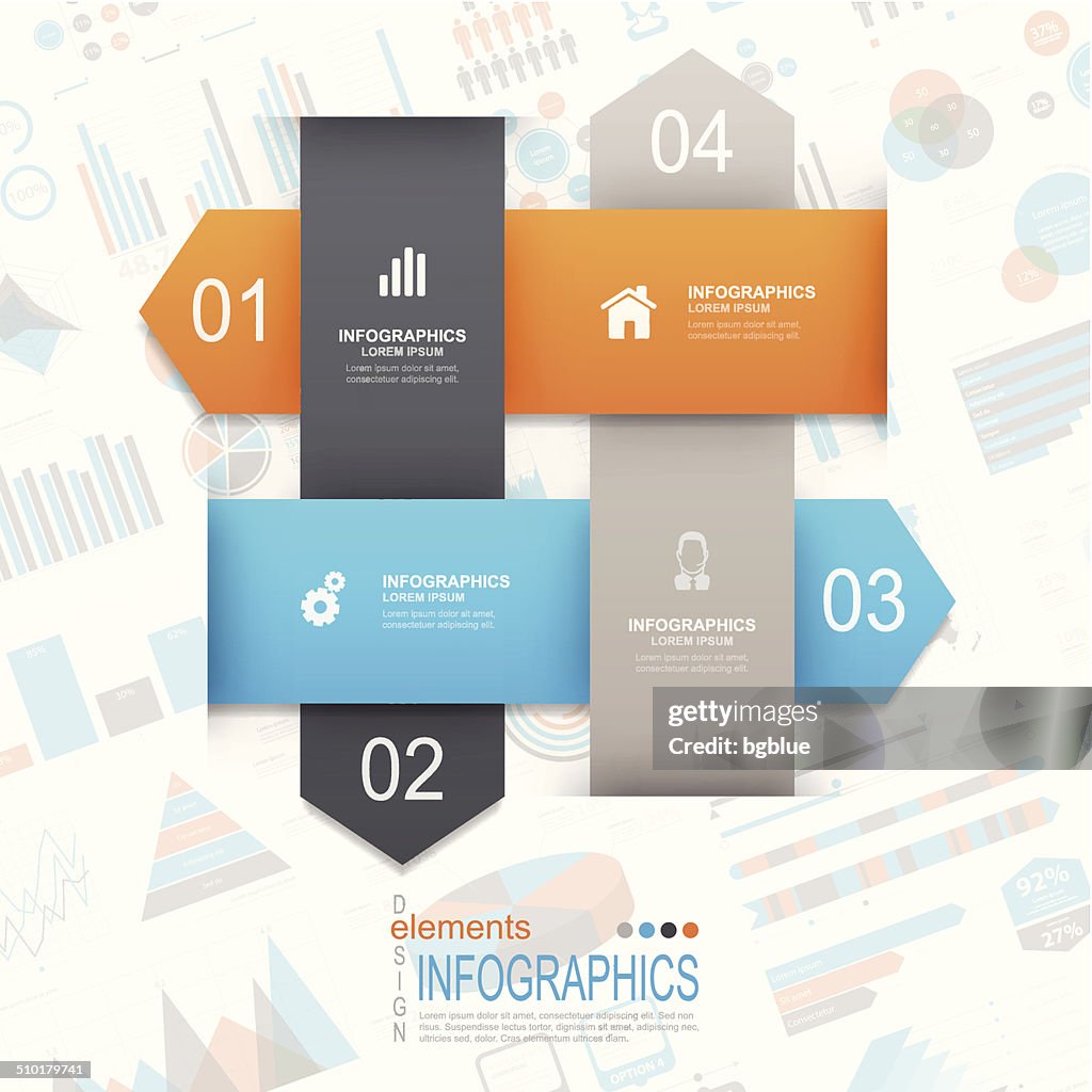 Abstract infographics