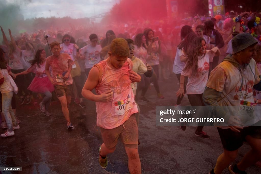 SPAIN-SPORT-RACE-COLOR-RUN-VALENTINE