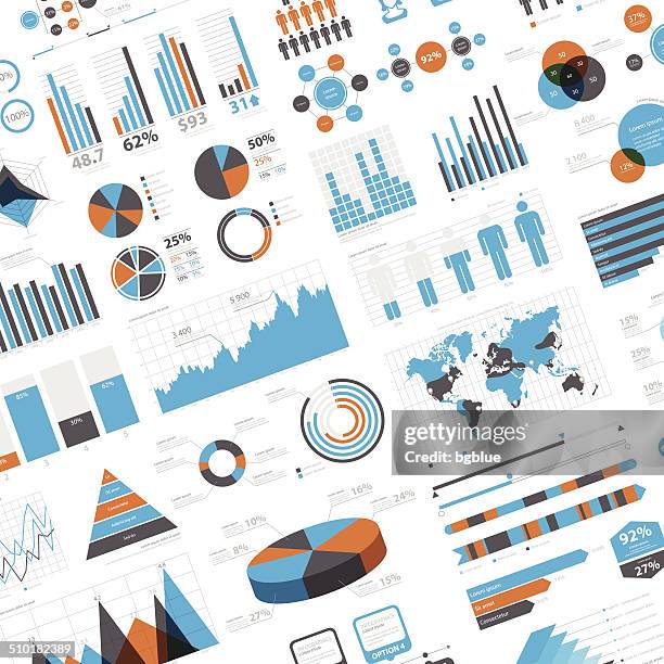 infographic background - simple line graph stock illustrations