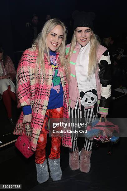 Cailli Beckerman and Sam Beckerman attend the Tome Fall 2016 fashion show during New York Fashion Week: The Shows at The Dock, Skylight at Moynihan...