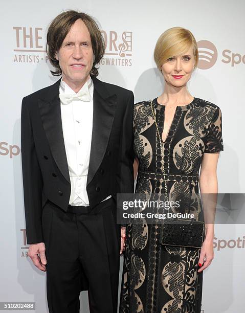 Glen Ballard and Kristine Kreska arrives at The Creators Party Presented by Spotify, Cicada, Los Angeles at Cicada on February 13, 2016 in Los...