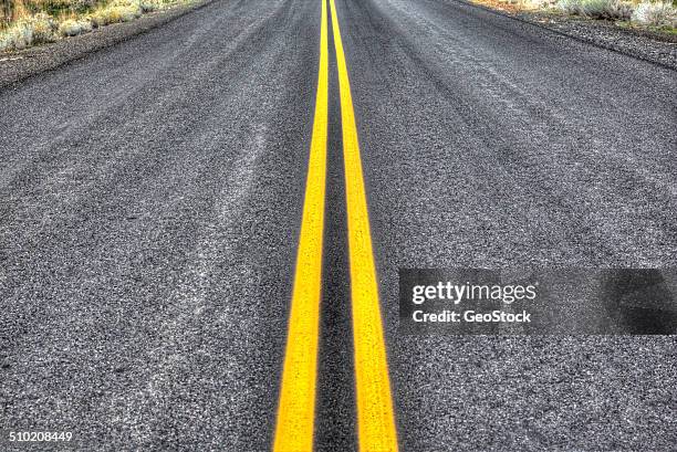 a highway center line - facing things head on stock pictures, royalty-free photos & images