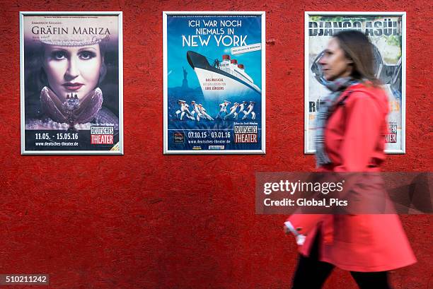 deutsches theater munich - street ballet stock pictures, royalty-free photos & images