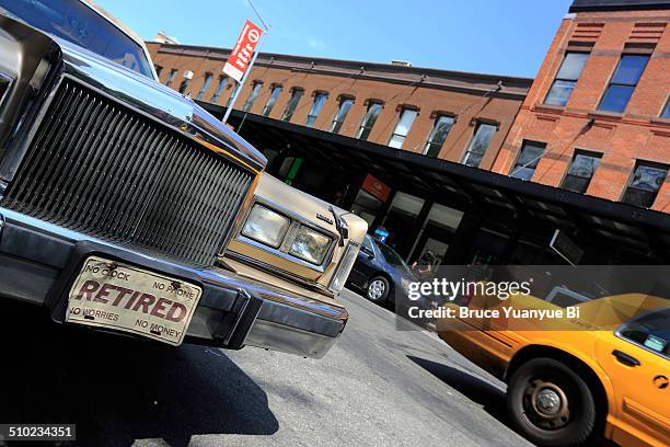 meatpacking district - new york state license plate stock pictures, royalty-free photos & images