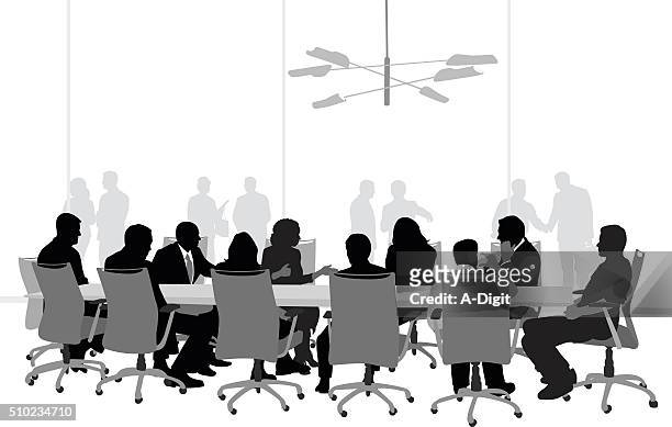 important business meeting - business meeting stock illustrations