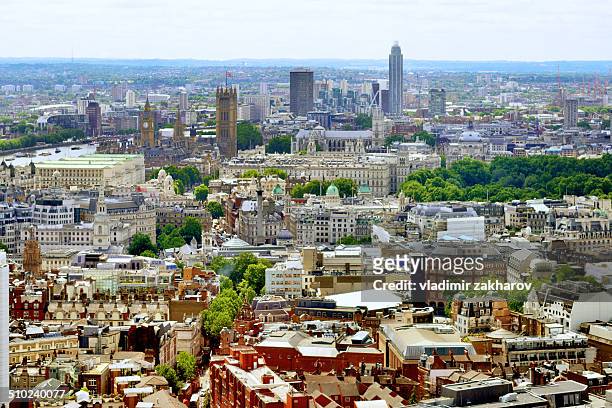 elevated view of london west-end - west end london 個照片及圖片檔