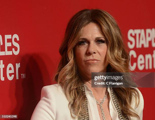 Actress/singer Rita Wilson attends the 2016 MusiCares Person of the Year honoring Lionel Richie at the Los Angeles Convention Center on February 13,...