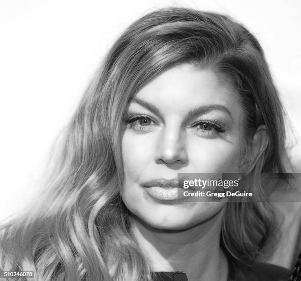 Singer Fergie arrives at The Creators Party Presented by Spotify, Cicada, Los Angeles at Cicada on February 13, 2016 in Los Angeles, California.