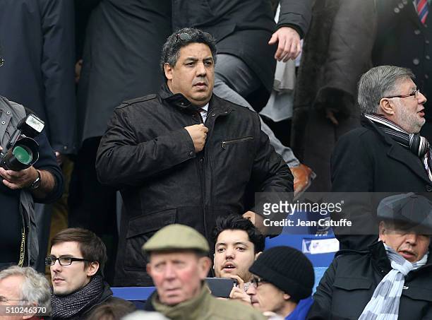 Vice-president of French Rugby Federation Serge Blanco attends the RBS 6 Nations match between France and Ireland at Stade de France on February 13,...