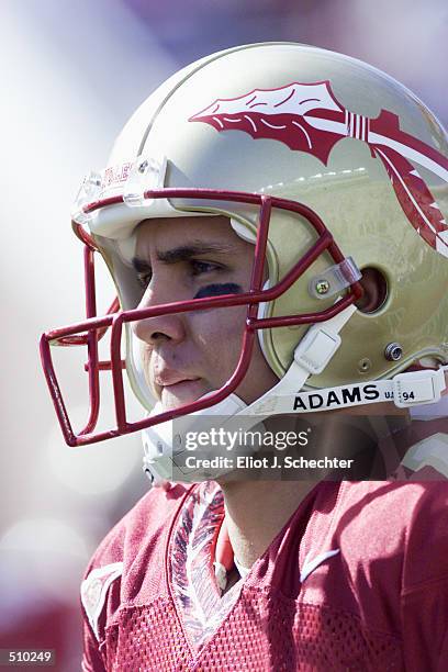 Chris Rix of Florida State looks on during the game against Maryland at Doak Campbell Stadium in Tallahassee, Florida. Florida State won 52-31....