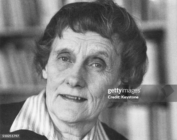 Swedish author of children's fiction Astrid Lindgren , circa 1975.