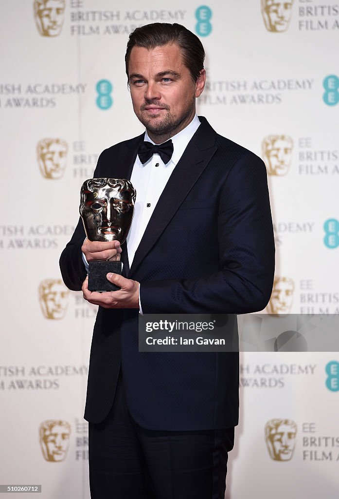 EE British Academy Film Awards - Winners Room