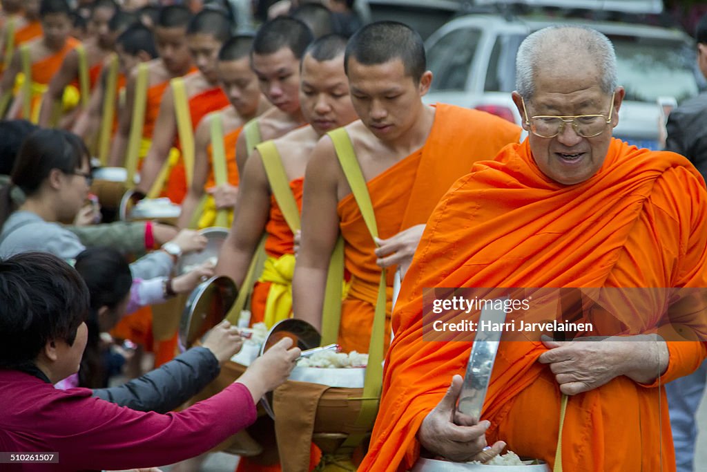 Buddhist monks, Laos