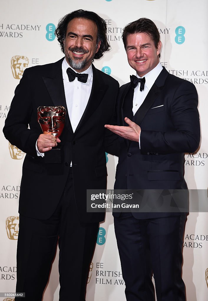 EE British Academy Film Awards - Winners Room