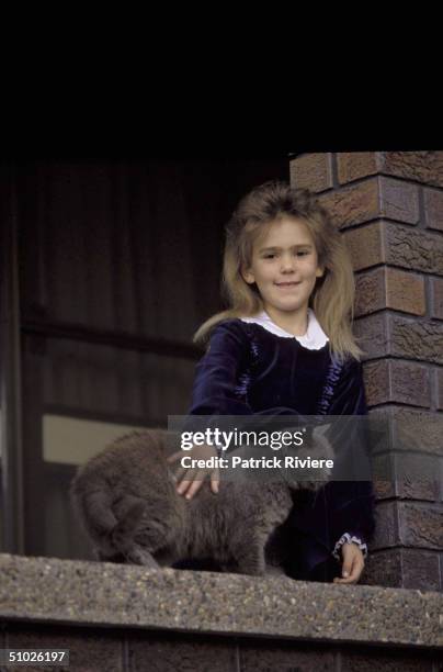 HOME PORTRAIT OF LINDY CHAMBERLAIN'S DAUGHTER KAHLIA SHONELL NIKARI CHAMBERLAIN WHO WAS BORN ON 17 NOV 1982 IN DARWIN HOSPITAL WHILE LINDY WAS IN THE...