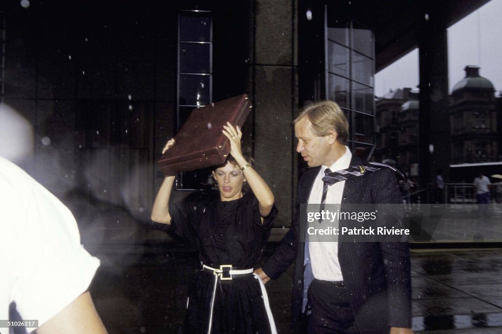 Lindy Chamberlain Arrives At Court In Sydney