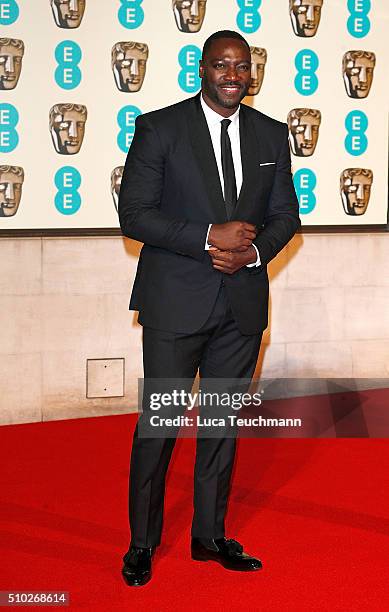 Adewale Akinnuoye-Agbaje attends the official After Party Dinner for the EE British Academy Film Awards at The Grosvenor House Hotel on February 14,...