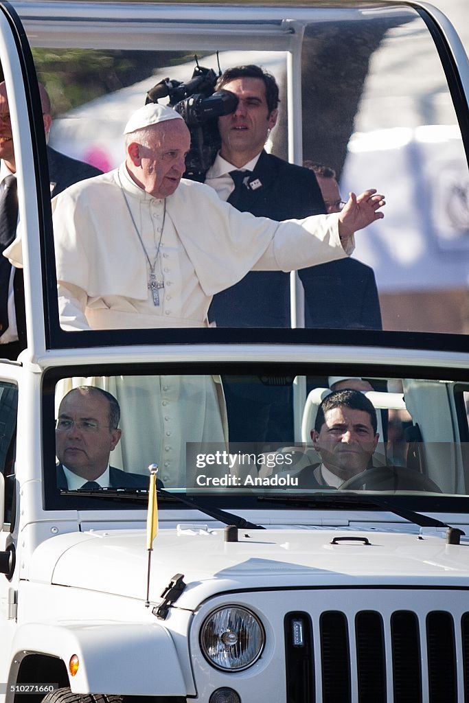 Pope Francis in Mexico City