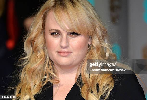 Rebel Wilson attends the EE British Academy Film Awards at The Royal Opera House on February 14, 2016 in London, England.