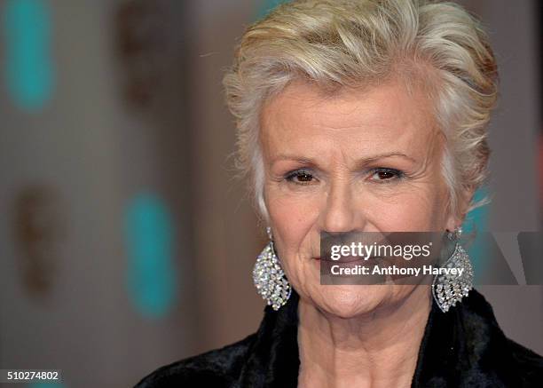 Julie Walters attends the EE British Academy Film Awards at The Royal Opera House on February 14, 2016 in London, England.