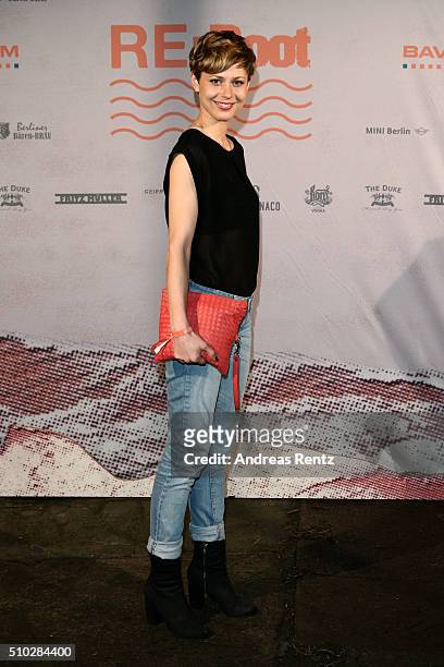 Katharina Schlothauer attends the Bavaria Film Party RE:BOOT on February 14, 2016 in Berlin, Germany.
