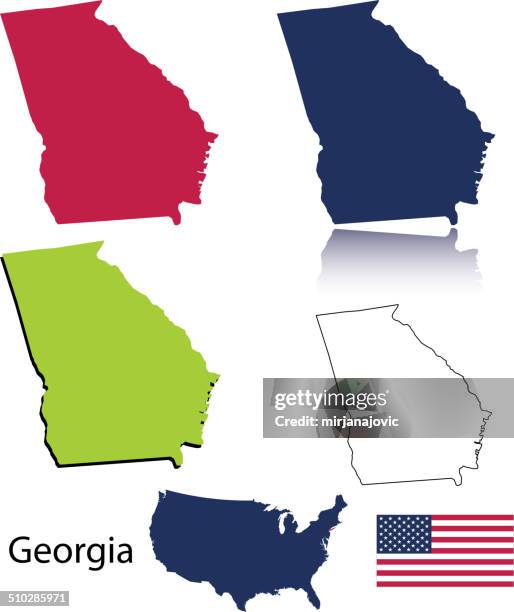 Georgia State Shape Graphics Georgia State Shape Photos and Premium High Res Pictures - Getty Images