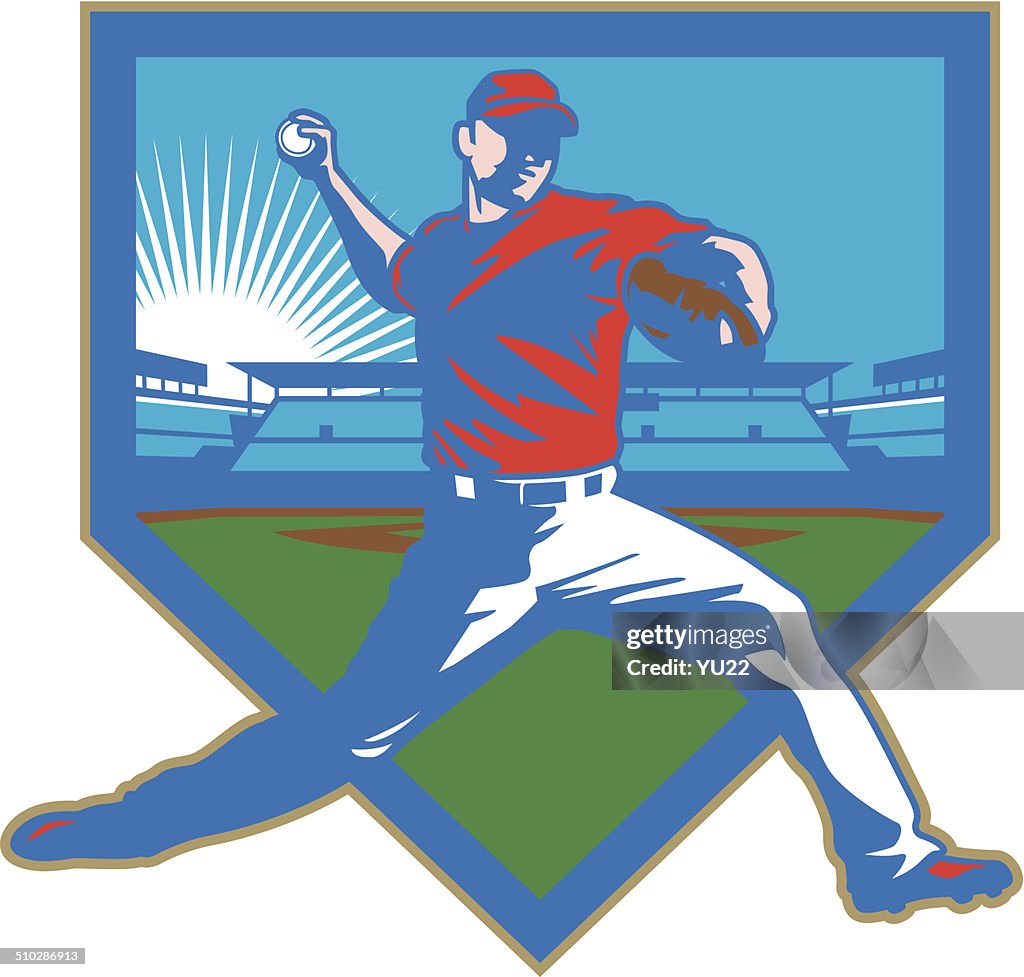 Baseball Stadium Pitcher