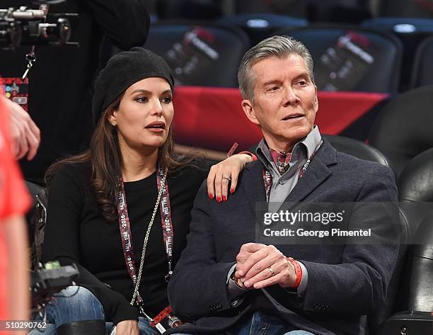 Christine Buffer and Ring Announcer Michael Buffer attend the 2016 NBA All-Star Game at Air Canada Centre on February 14, 2016 in Toronto, Canada.