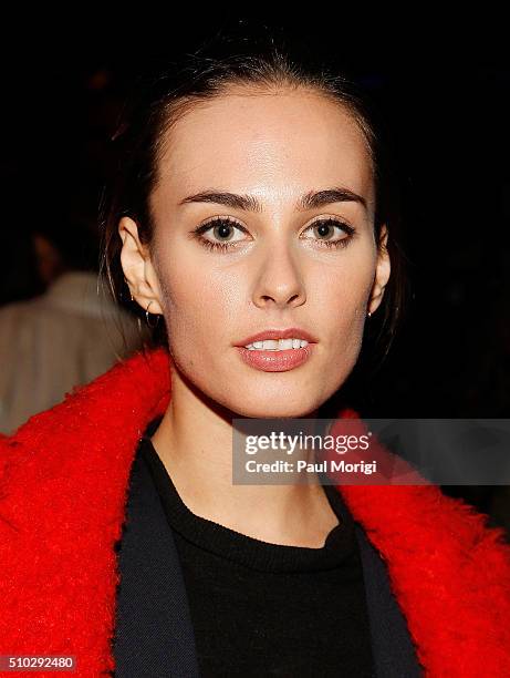 Singer Sophie Auster attends the Prabal Gurung Fall 2016 fashion show during New York Fashion Week: The Shows at The Arc, Skylight at Moynihan...