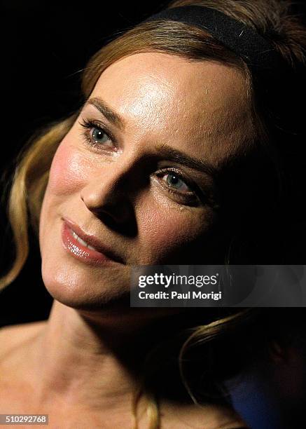 Actress Diane Kruger attends the Prabal Gurung Fall 2016 fashion show during New York Fashion Week: The Shows at The Arc, Skylight at Moynihan...