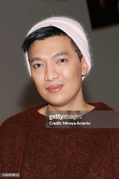 Bryanboy attends the Jonathan Simkhai fashion show during Fall 2016 MADE Fashion Week at Milk Studios on February 14, 2016 in New York City.