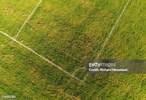 corner area - playing fields stock pictures, royalty-free photos & images