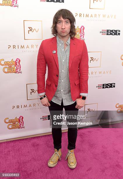 Singer Tom Higgenson attends the Primary Wave 10th Annual Pre-Grammy Party at The London West Hollywood on February 14, 2016 in West Hollywood,...