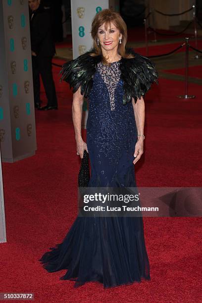 Stephanie Powers attends the EE British Academy Film Awards at The Royal Opera House on February 14, 2016 in London, England.