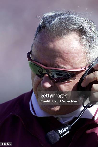 Bobby Bowden, head coach of Florida State during the game against Maryland at Doak Campbell Stadium in Tallahassee, Florida. Florida State won 52-31....