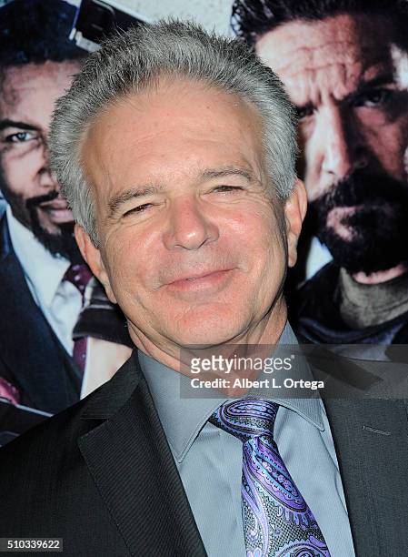 Actor Tony Denison arrives for the Screening Of Oscar Gold Productions' "Vigilante Diaries" held at ArcLight Hollywood on February 4, 2016 in...