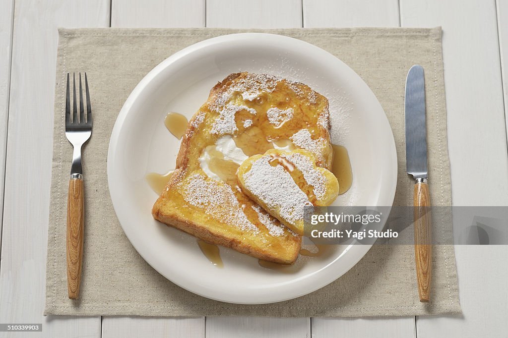 French toast and clouds