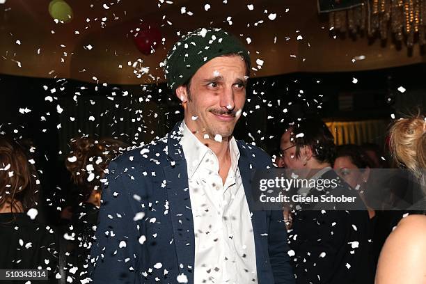 Max von Thun during the 'Drunk In Love' Party hosted by Constantin Film and zLabels on February 14, 2016 in Berlin, Germany.